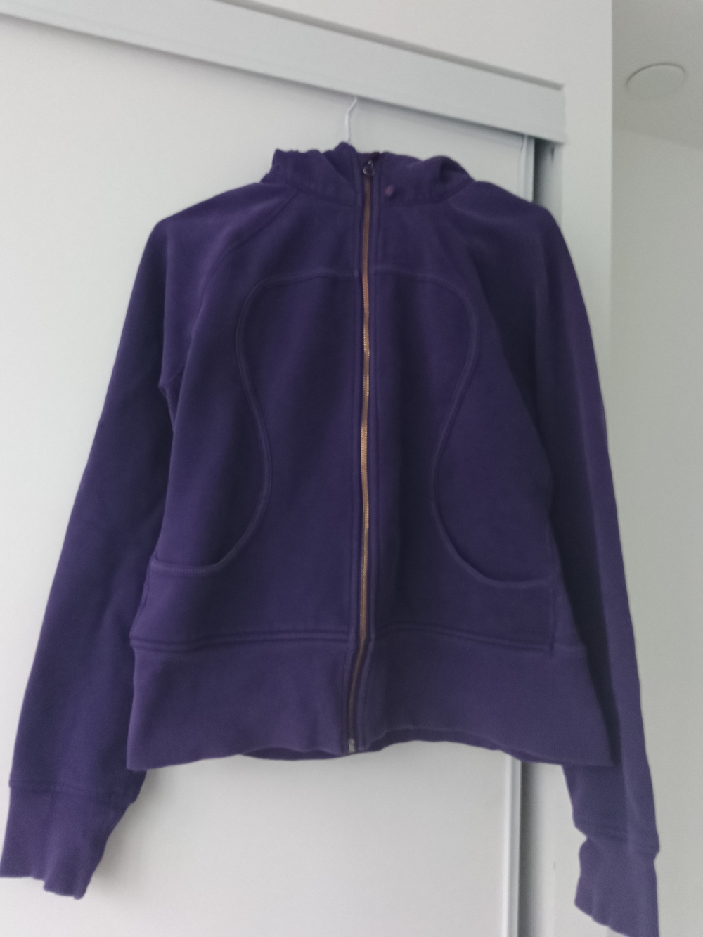 lululemon athletica Purple Hooded Fleece Sweatshirt